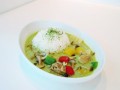 Green Soup Curry with Chicken and Mushroom